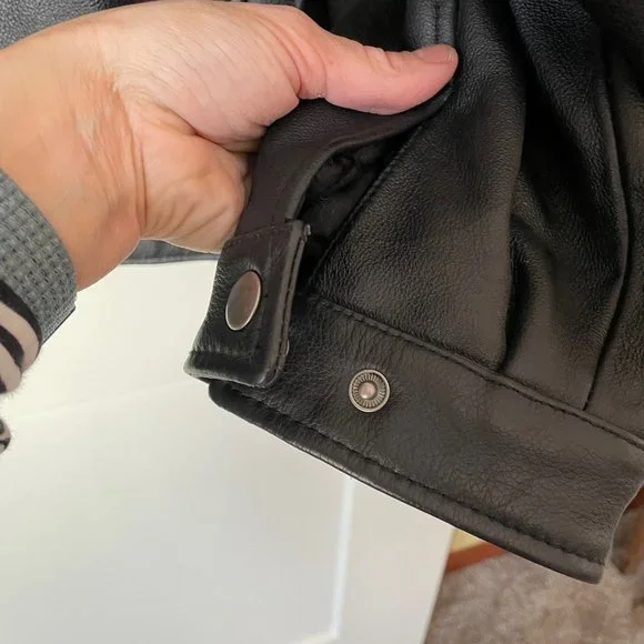 Men’s Croft & Barrow Leather Jacket size XL - Picture 5 of 9